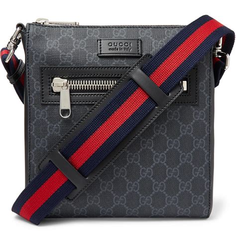 gucci mens designer messenger bags|gucci men's messenger bag price.